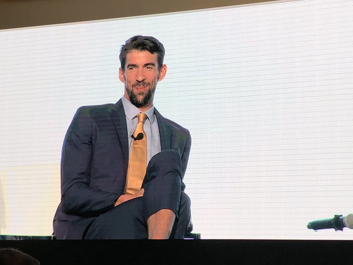 peakxvpartners's tweet photo. “It’s so important to be you. Be your most authentic self. That realisation changed my life, saved me.”
Spectacular end to a high-octane day with the incredible Michael Phelps.
#campseq #RaiseTheBar # https://t.co/9JwZW380WE