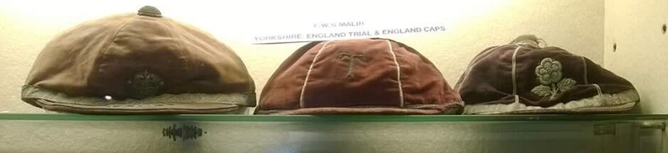 Frank Malir's #englandrugby cap on display @OtleyRugby. #rugbyhistory #rugbyunion #rugby #rugbyunited #yorkshirerugby