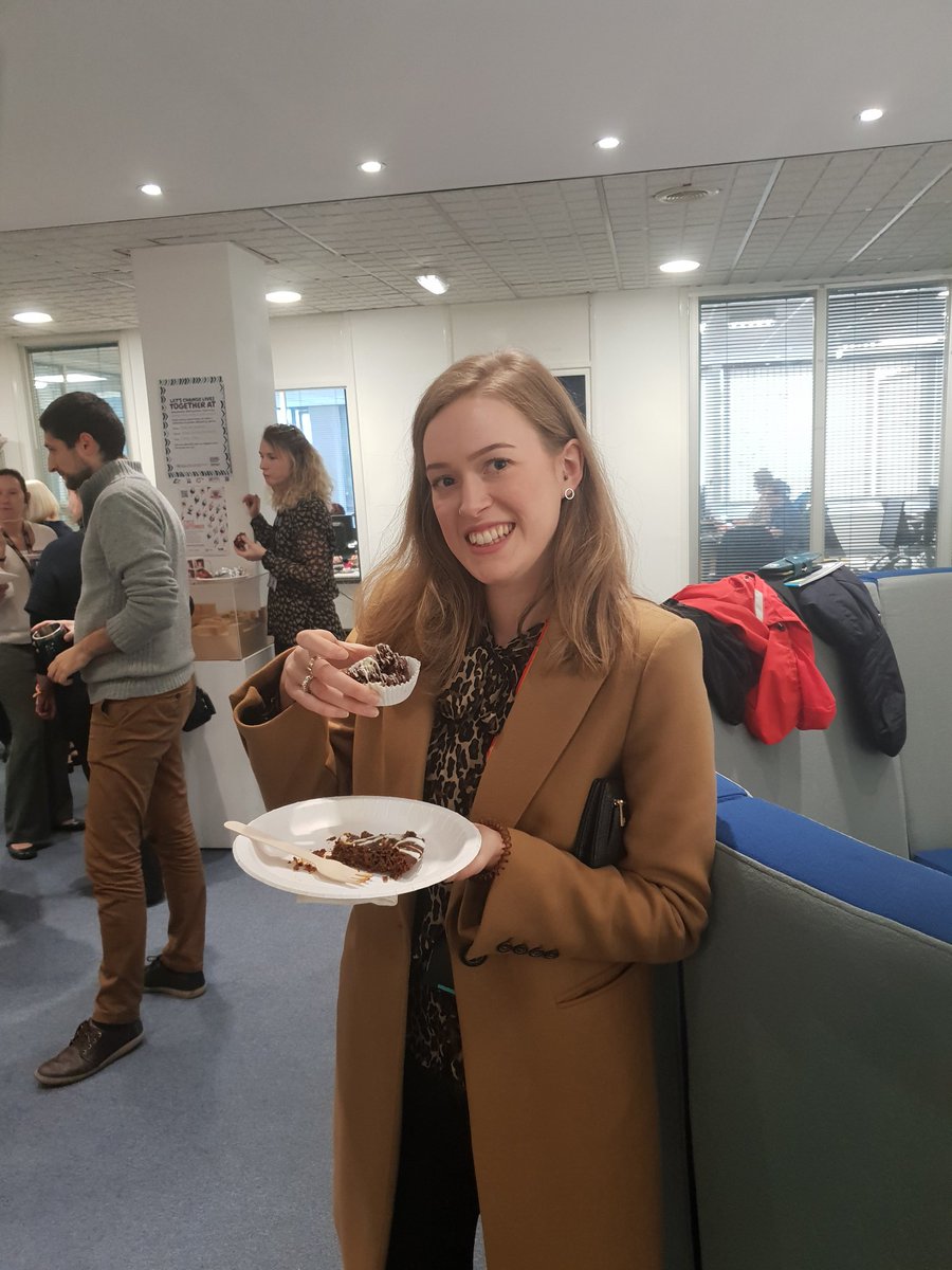 SAMcKenna1's tweet photo. @MMUEqualities joined with colleagues in @ManMet_EQT for a cake sale in support of @macmillancancer https://t.co/LQ6Juw8dV4