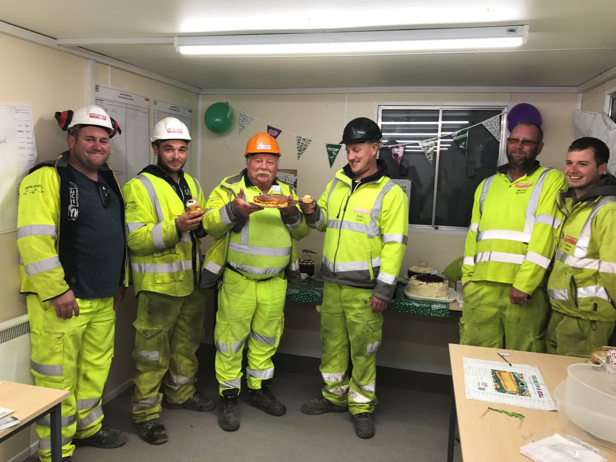 AlunGriffiths_'s tweet photo. Our Five Mile Lane Team have been showing their support for Macmillan #coffeemorning #borntobake https://t.co/zgL2CHVGZk