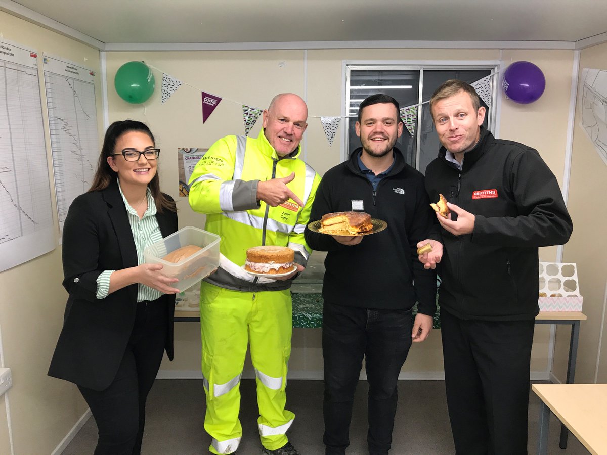 AlunGriffiths_'s tweet photo. Our Five Mile Lane Team have been showing their support for Macmillan #coffeemorning #borntobake https://t.co/zgL2CHVGZk