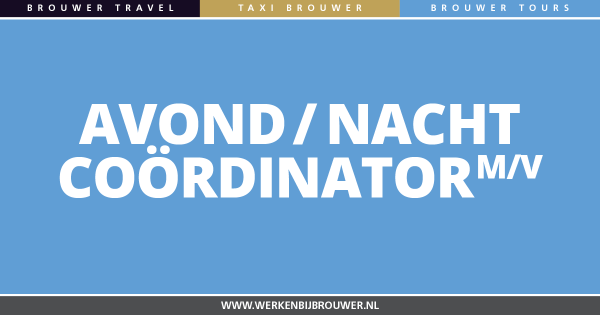 Heb jij veel energie in de avonduren? Kun jij goed coördineren en deins je niet terug van drukte? Dan is de functie Avond- Nachtcoördinator misschien wel iets voor jou! Kijk op onze website voor meer informatie en solliciteer direct! lnkd.in/dhEZ9RQ