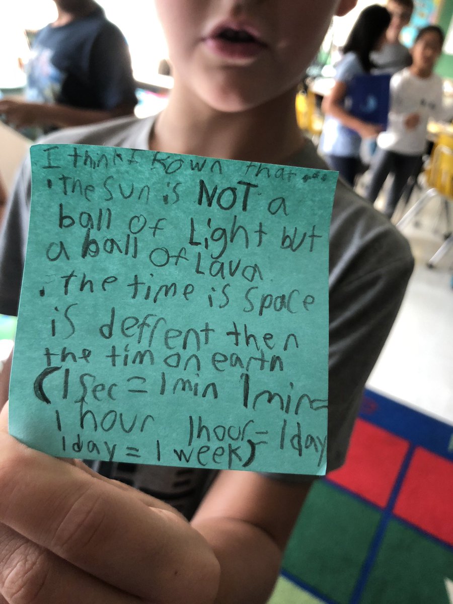 TexasLiteracy's tweet photo. Day 1 of reading and analyzing #nonfiction w/4th graders. What do you think you know already? Can you confirm the facts? Are they misconceptions? They rocked it! Up next: wonderings that guide your reading. #strategicreaders #wearereaders https://t.co/8KVCsiP9uR