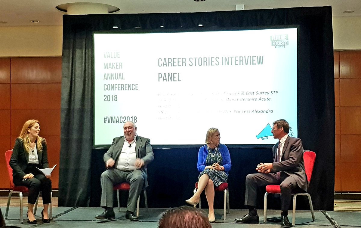 TiffanyLeefe's tweet photo. Career Stories Interview Panel..
Highlights - creating something new and making things happen together..
#VMAC2018 @nhsFFF #valuemaker https://t.co/M2RvvbUN1P