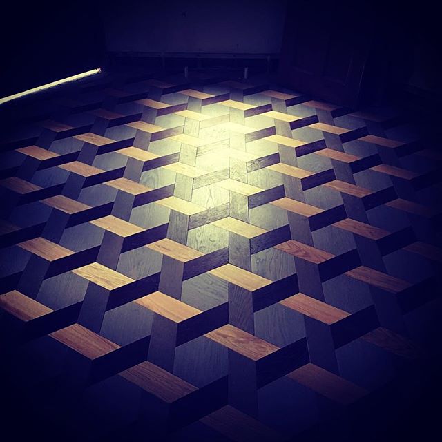 A recent geometric parquet installation we completed #geometricdesign #parquet #flooringideas #interiordesign zpr.io/6DbxB zpr.io/PF5xt