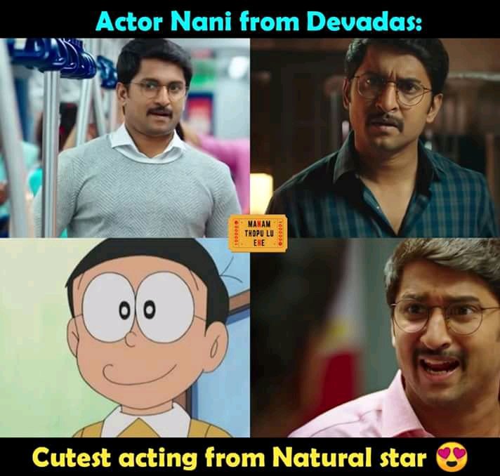 NaniFanForever's tweet photo. #Nobitha Gurtouchadu π
Cutest acting from Natural Star @NameisNani https://t.co/xOyQ6mcinq