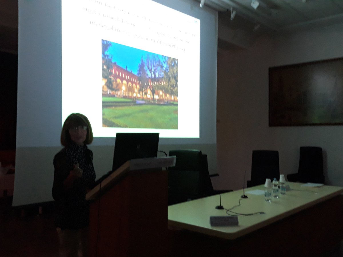 Flying_Fran's tweet photo. Professor TAVIAN and Professor MISSAGLIA now talks about the multiple deficit of acil-CoA dehydrogenase caused by mutations in ETFDH gene. #NEUROMUSCULAR DAYS 2018, #Venice Lido. #NMDays18 @scamillove https://t.co/rGcgAU1QSk