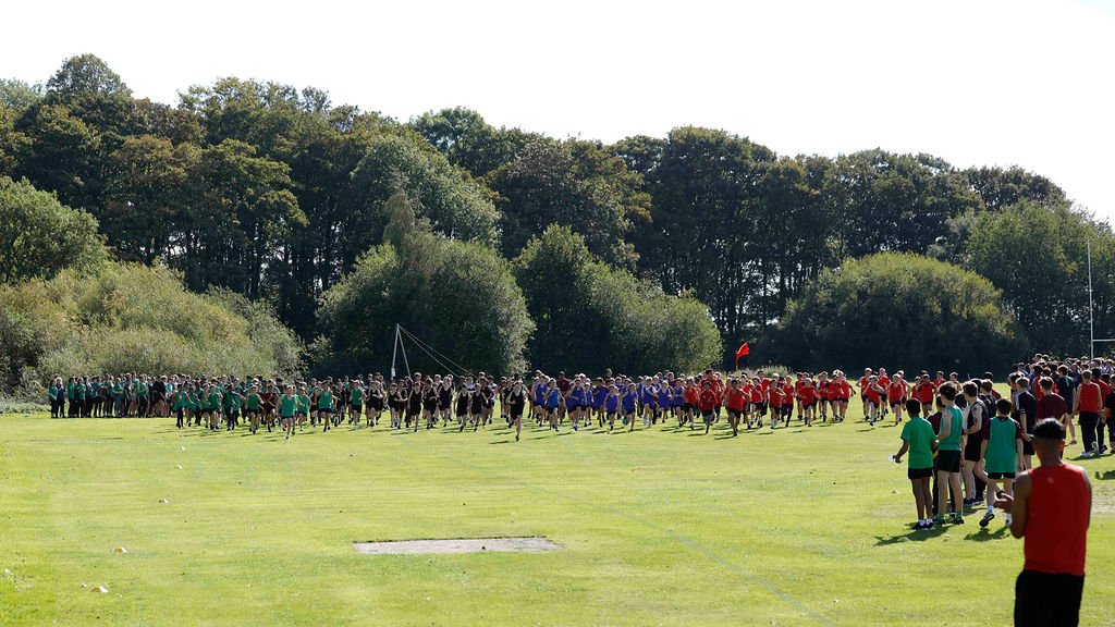 HabsAdamsGS's tweet photo. Congratulations to @HA_WebbHouse who convincingly took the House Cross-country title with a clean sweep across all three age categories. Confusingly they're dressed in Clive red to collect their trophies as the school is supporting #WearRedforZac today. #congratulations https://t.co/HfAmhUEmLg