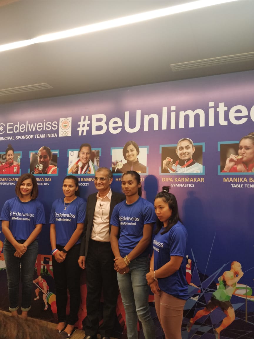 rasheshshah's tweet photo. What a lovely opportunity to meet and hear the stories of these great athletes - hima das, rani rampal, heena sidhu and mirabai chanu - great athletes and great human beings. Very inspiring https://t.co/DV7Iw8bLKb
