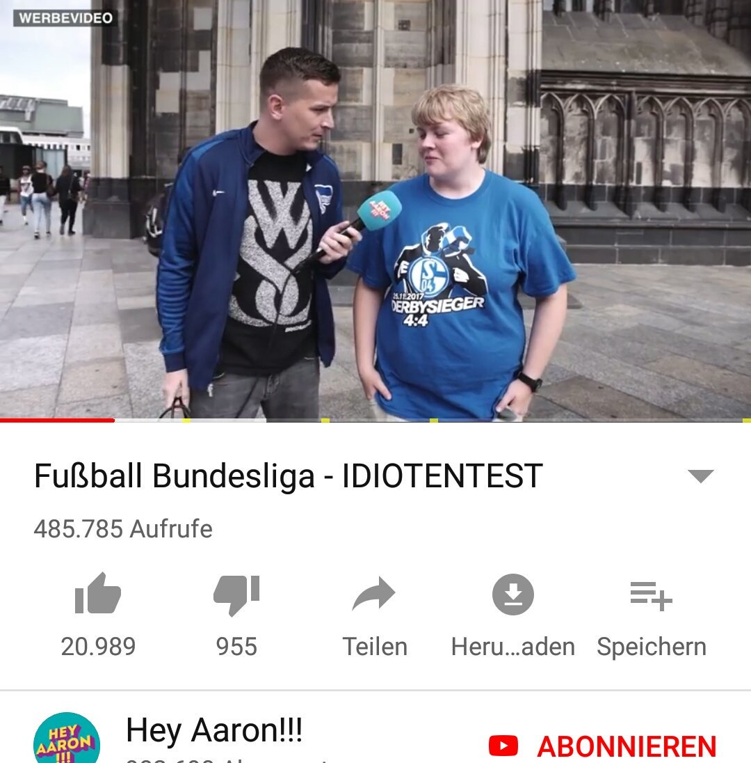 _Fine_09's tweet photo. “Bist du Fußball-Experte?“

“Ähm, ich bin Schalker“
#heyaaron https://t.co/g1pO5AuLoA