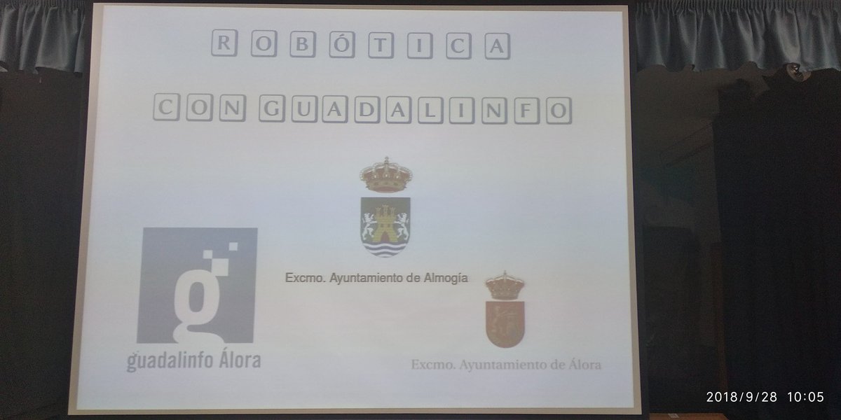 cgalora's tweet photo. Hoy dando un taller de robótica junto con Guadalinfo Almogía en el C.E.I.P. Padre Miguel Sánchez de Almogía #guadalinfo #robotica #makeblock #álora #almogía @AlmogiaG @RedGuadalinfo https://t.co/dh0YrOFD24