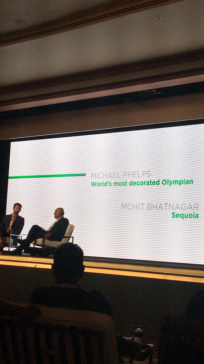 anipandita's tweet photo. When champions speak out about mental health then change will follow. Wish more leaders talk about their vulnerability like @MichaelPhelps just did!
//@Sequoia_India #CampSeq https://t.co/hoZVzbcDjD
