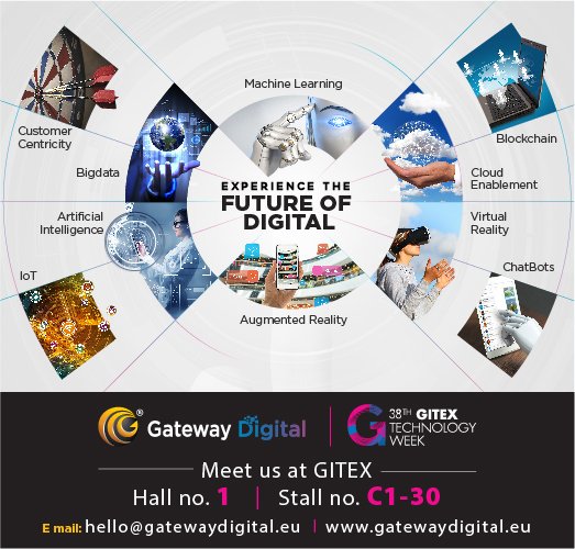 GTWDigital's tweet photo. Experience the #Future of Digital with us. We are coming to @GITEXTechWeek with our latest technology and digital solution. Visit https://t.co/kNiOqBxpoL #gitex2018 #DigitalTransformation #AI #blockchain #Dubai #FutureOfUrbanism https://t.co/g0quiX31iR