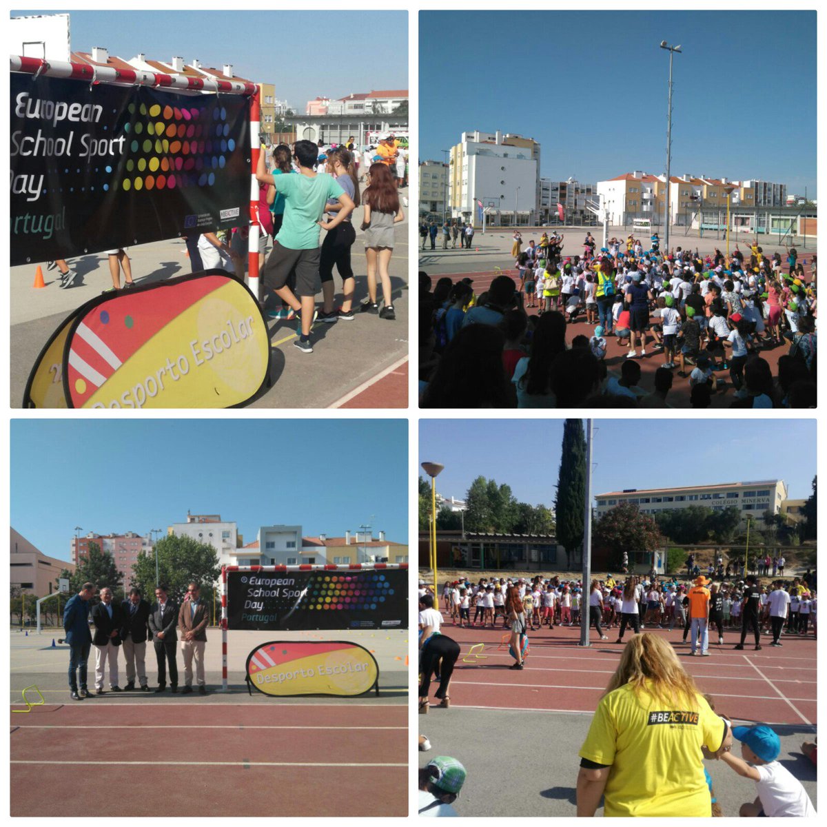 IPDJ_IP's tweet photo. Hoje é o Dia Europeu do Desporto Escolar! 
Mais uma iniciativa no âmbito da Semana Europeia do Desporto.
375 agrupamentos escolares juntaram-se à iniciativa #beactive https://t.co/MwOqvg5kRK