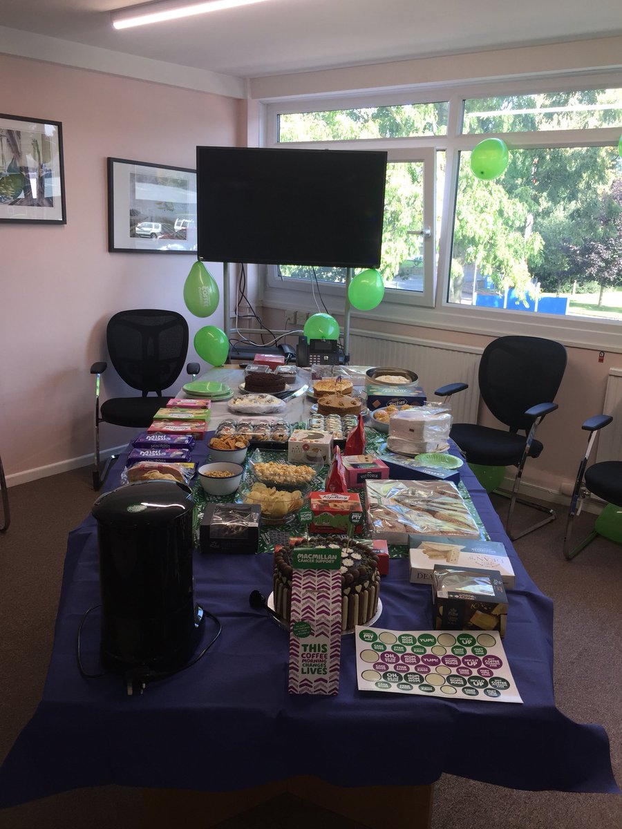 Haigh is delighted to be supporting Macmillian cancer, by taking part in the world’s biggest coffee morning today! Please donate to <a href="/macmillancancer/">Macmillan Cancer Support</a>. #MacmillanCoffeeMorning #Cancer #macmillancancersupport. ❤️☕️🧁🍰