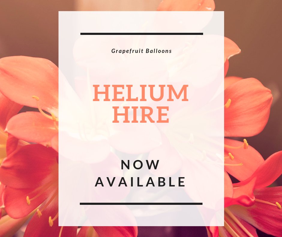 We now offer Helium Hire . We offer the Genie Cylinders. When you want to inflate your own balloons, these nifty cylinders are portable with a digital gauge to show you how much gas you have used. If you want them delivered do let us know too.
#heliumhire #Pinner
