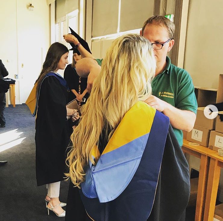 RHC_Alumni's tweet photo. The graduates are busy collecting their robes for #reaseheathgrad today - we think they look fantastic! π¨βππ©βπ https://t.co/xmjl5wsHYC https://t.co/Fe5ECs0VSD