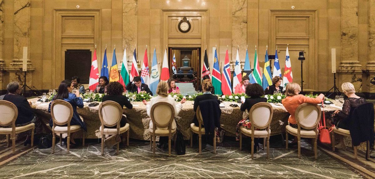 CanadainIndia's tweet photo. When women’s rights are respected, their voices heard & when they are free to exercise leadership, communities are more prosperous, peaceful, secure & united.
Min. Freeland & @FedericaMog co-hosted #WFMM2018 in #Montréal: https://t.co/3UxZXhr7Rc
#FeministForeignPolicy #FemParl https://t.co/WXw58Qc3ED