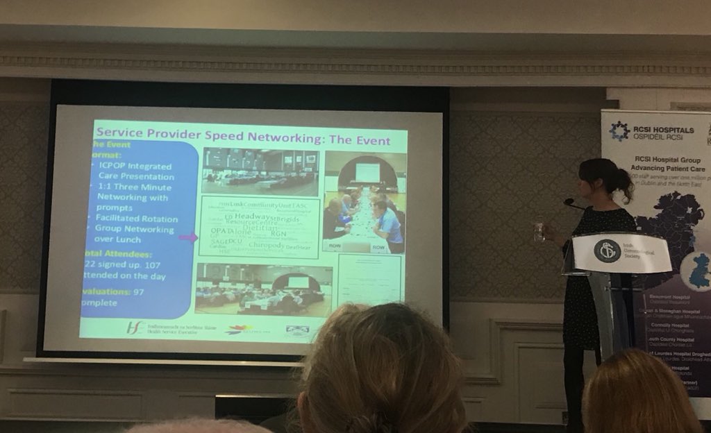 marywalsh14's tweet photo. Brilliant event being presented by Patrice Reilly: one-to-one speed networking for health providers to improve integrated care. We can all learn from each other and good work can’t be done in silos! #IGS2018 https://t.co/x29K2HlP54
