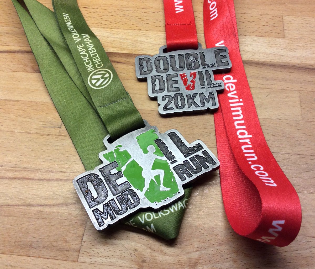 OCRbyBuffy's tweet photo. I meant to post this a couple of weekends ago after managing to complete the Double Devil Mud Run.  Exhausting. https://t.co/upXabScpGv
