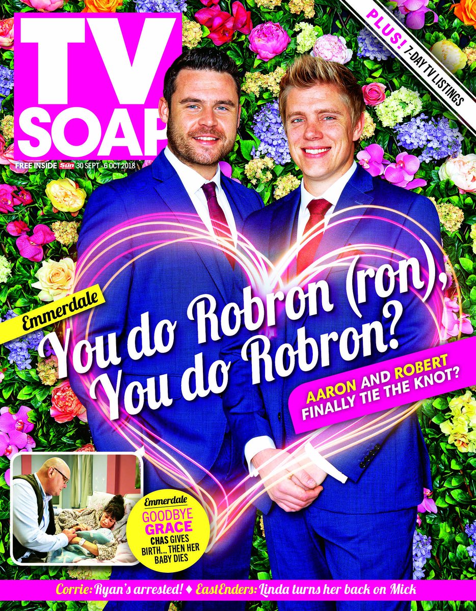 Next week's <a href="/emmerdale/">Emmerdale</a> will be unmissable for #Robron fans as Robert and Aaron tie the knot… or do they? #Emmerdale