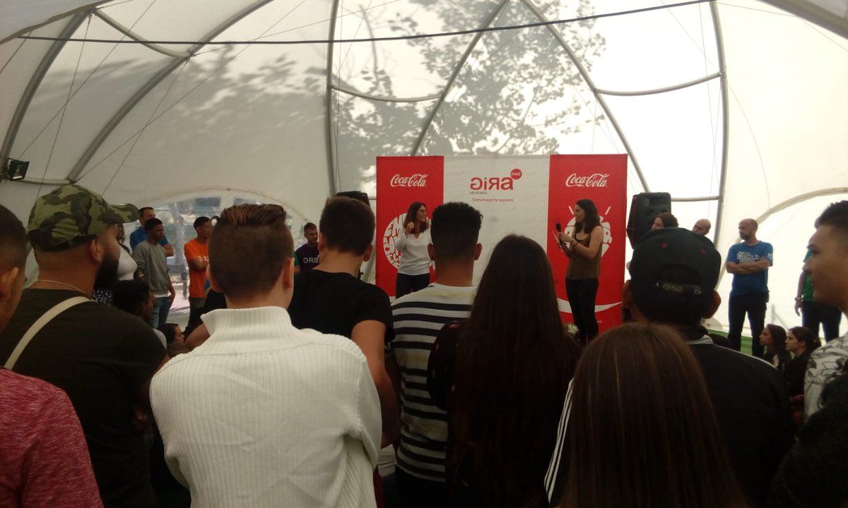 fundacionexit's tweet photo. ¡Hoy ha empezado el Campus #GIRAJóvenes @CocaColaEP_es @CocaColaCo_es en #Madrid! Una nueva oportunidad para 100 jóvenes, algunos de ellos #alumniExit @fundacionexit 🙌 https://t.co/75HkXyHlv2
