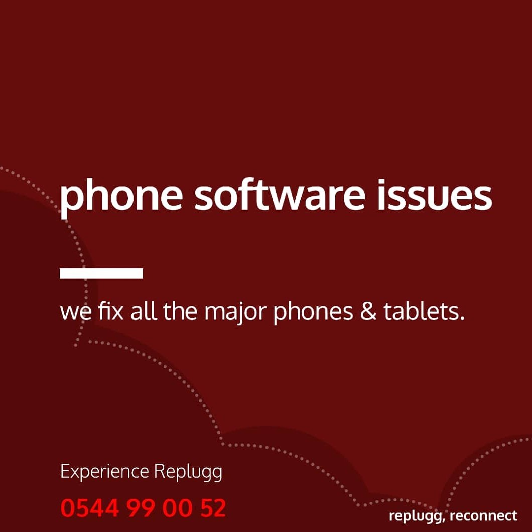 At Replugg we fix all your software problems. Send us a request today and enjoy the Replugg experience 
#RepluggExperience #convenientrepairs #samedayfix #pluggers
#trustworthyservicegh #techgh #techservice #Replugg #Reconnect