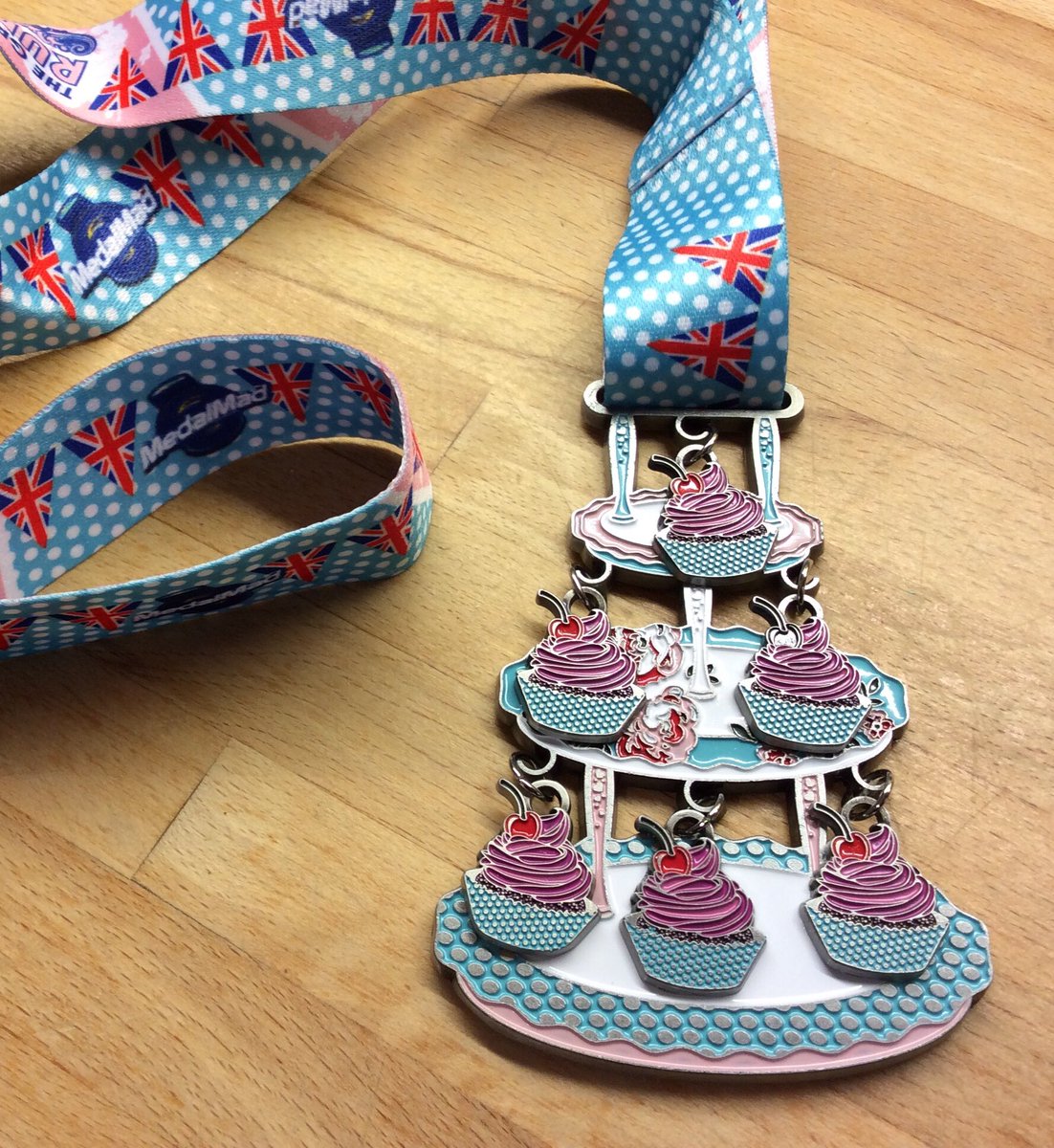 OCRbyBuffy's tweet photo. Combining my passions in life, sport and baking in completing @MedalMadUK Great British Run Off while in Chamonix. https://t.co/KrYfBXX8w1
