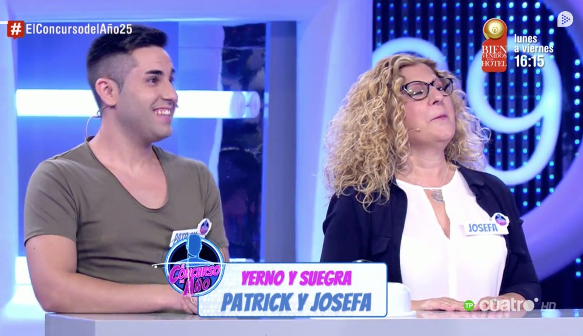 losabenolosabec's tweet photo. Hoy concursan con nosotros Patrick y Josefa 👏🏼 ¡Son yerno y suegra! 😱 #ElConcursoDelAño25 https://t.co/u2YQK9DGhh https://t.co/dkHPkP6ct0