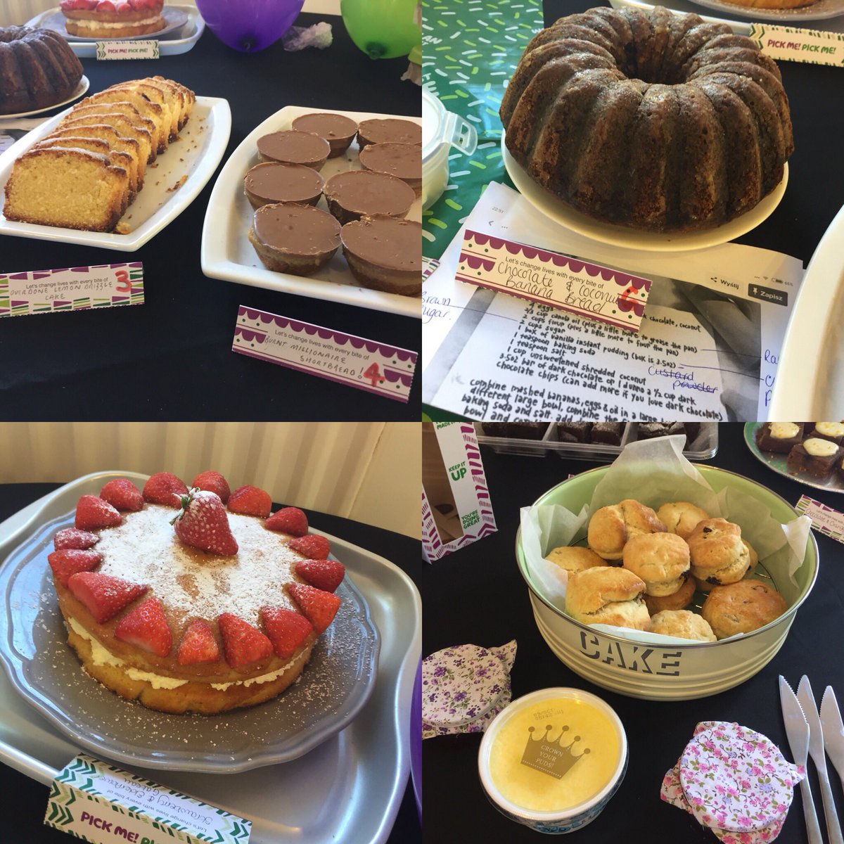 TeamDT_'s tweet photo. It’s our #MacmillanCoffeeMorning today and my gosh were there a lot of yummy cakes! Well done to all our bakers! Who do you think should win best baker? #TeamDT #TeamDTdoMacmillancoffeemorning https://t.co/CmKgM8YE8S
