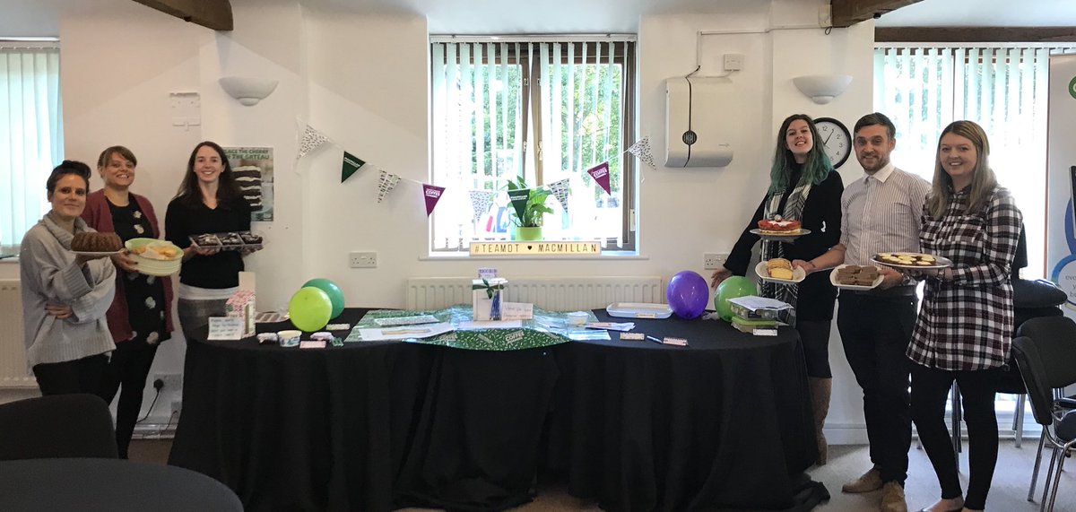 TeamDT_'s tweet photo. It’s our #MacmillanCoffeeMorning today and my gosh were there a lot of yummy cakes! Well done to all our bakers! Who do you think should win best baker? #TeamDT #TeamDTdoMacmillancoffeemorning https://t.co/CmKgM8YE8S