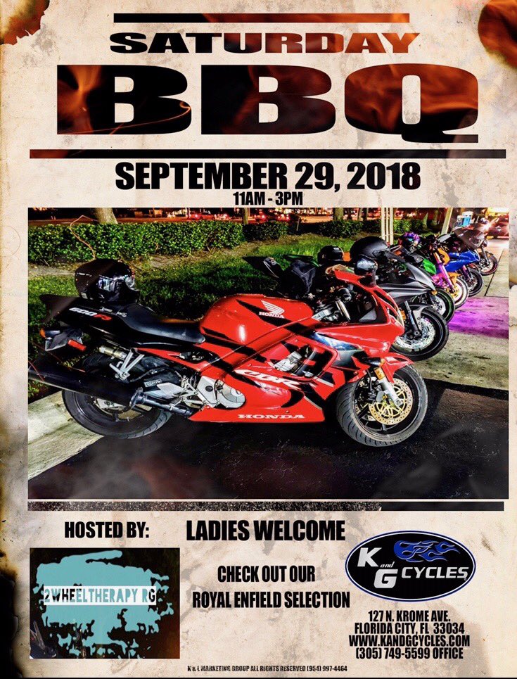 royalenfieldsf's tweet photo. Two Wheel Therapy says it all!! Come join us tomorrow for a good BBQ!! https://t.co/l2kqPOA6cU