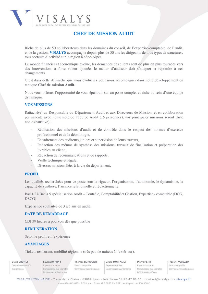 Venez nous rejoindre !!