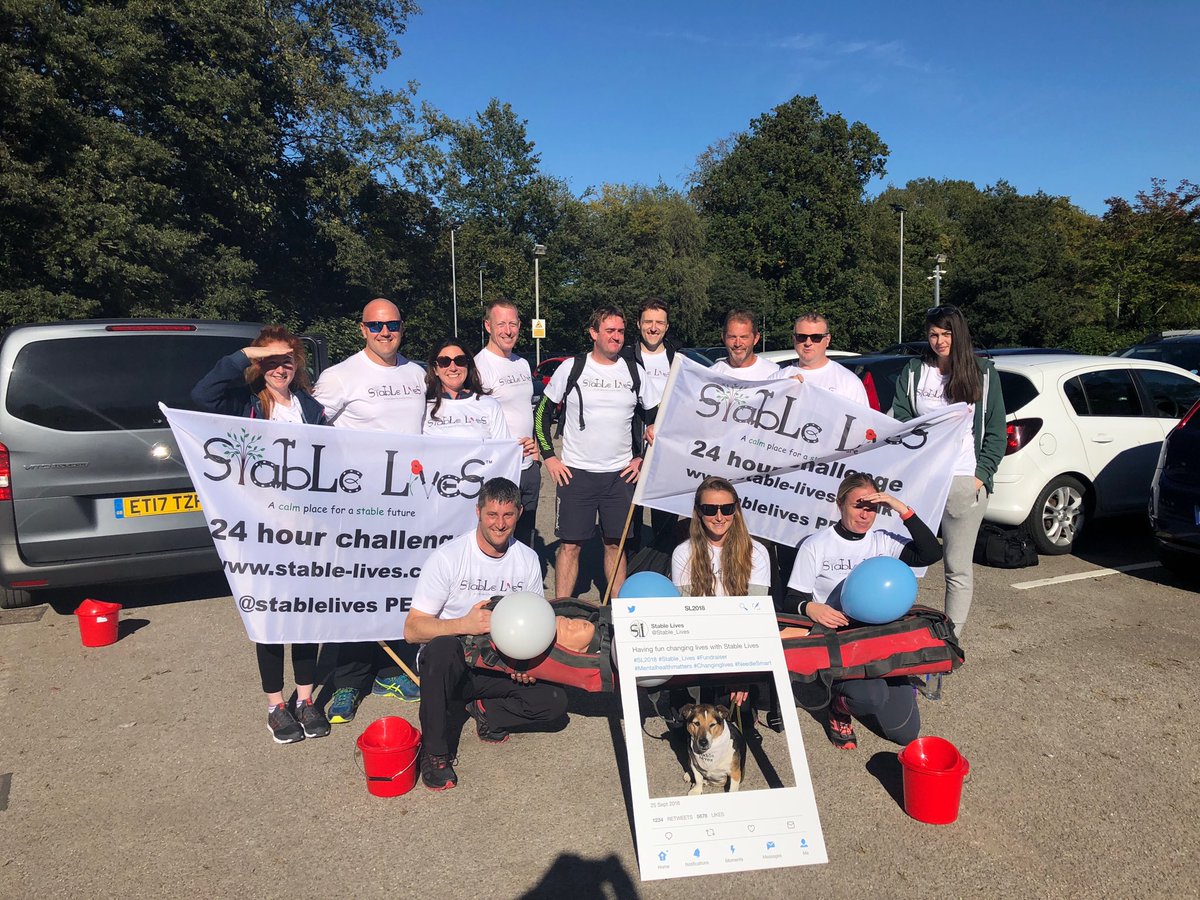 NeedleSmart's tweet photo. We are about to start the 24hr challenge with @Stable_Lives @thecliffkirby @PinchofSalts helping to change lives #SL2018 #MentalHealthMatters #fundraiser #24hour https://t.co/PPrKg0ONuN