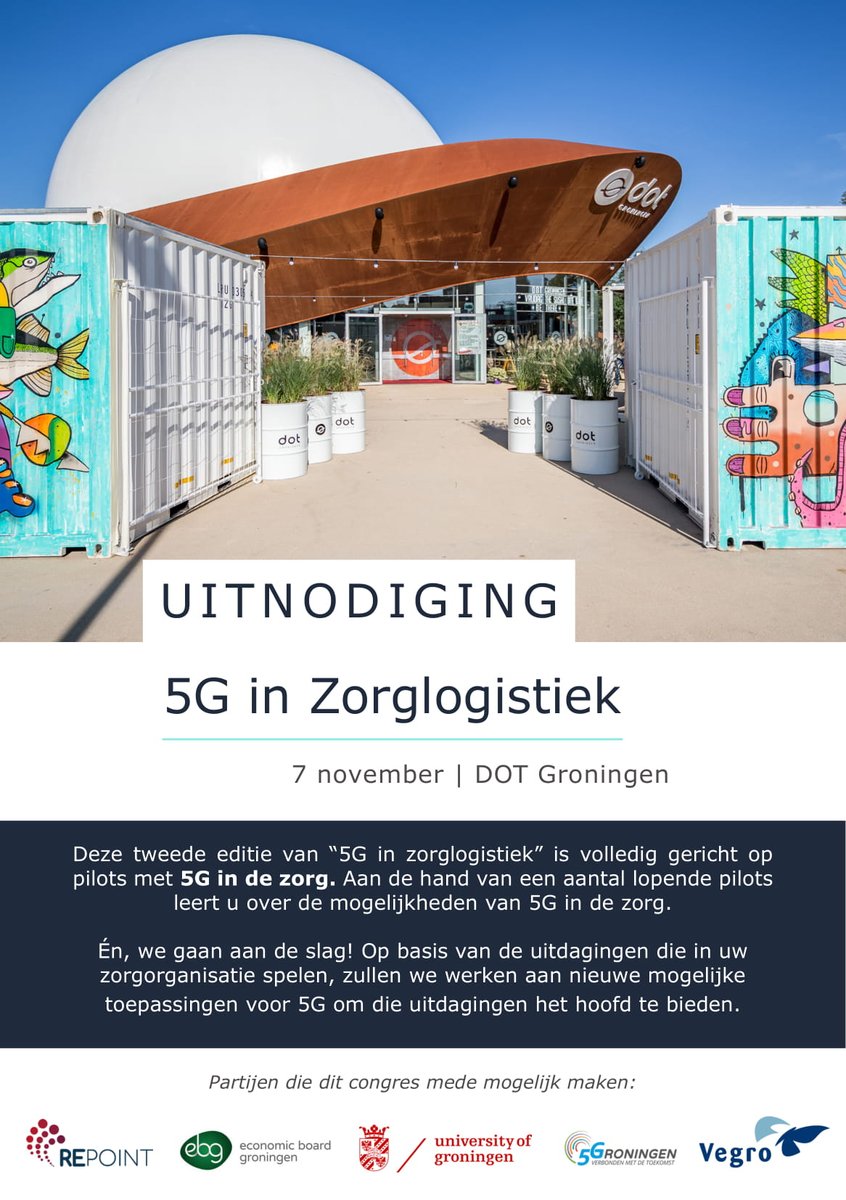 Tweede congres bijwonen? Meld u gratis aan:

5gzorglogistiek.nl