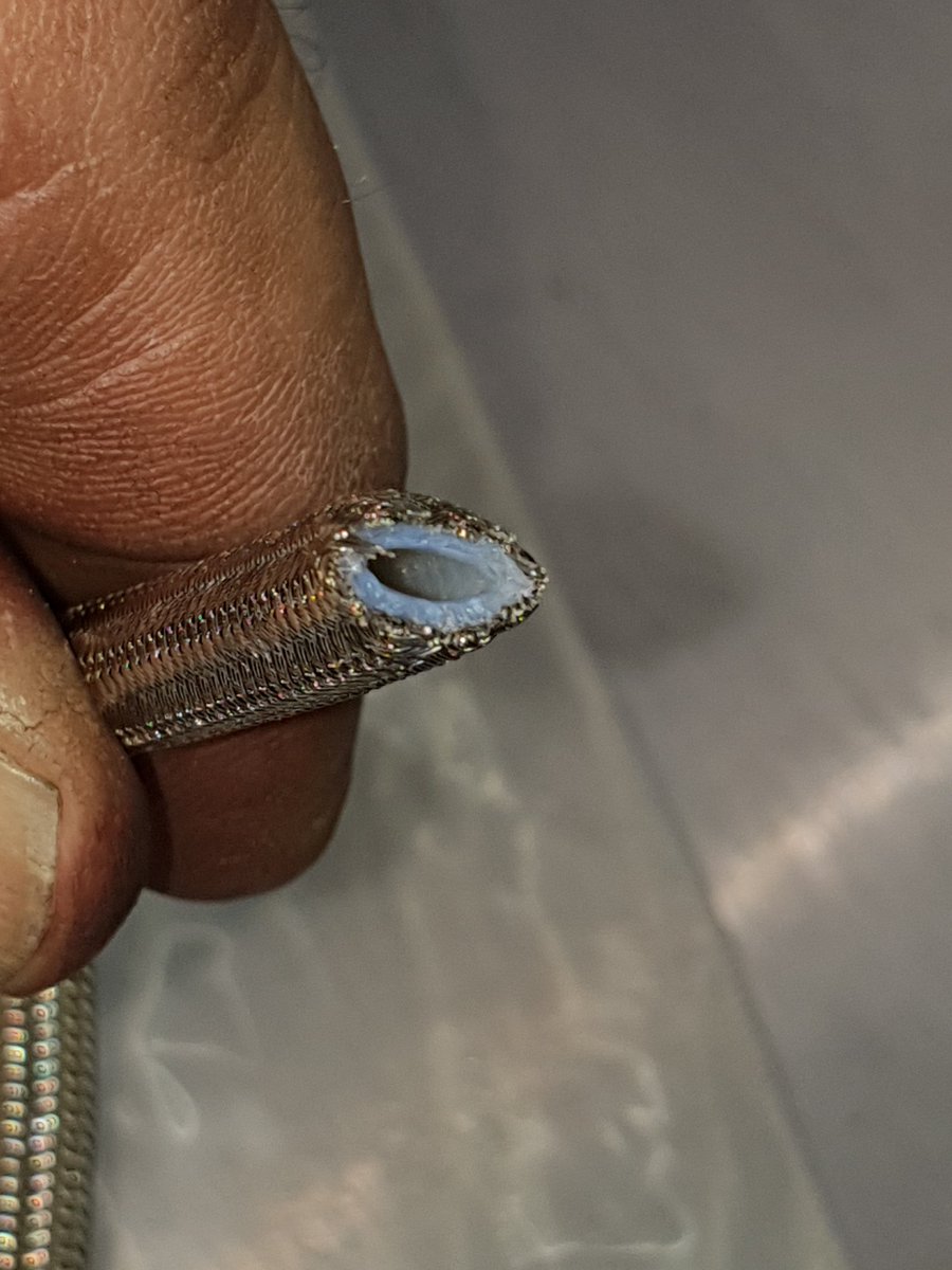 Cutting a brake line