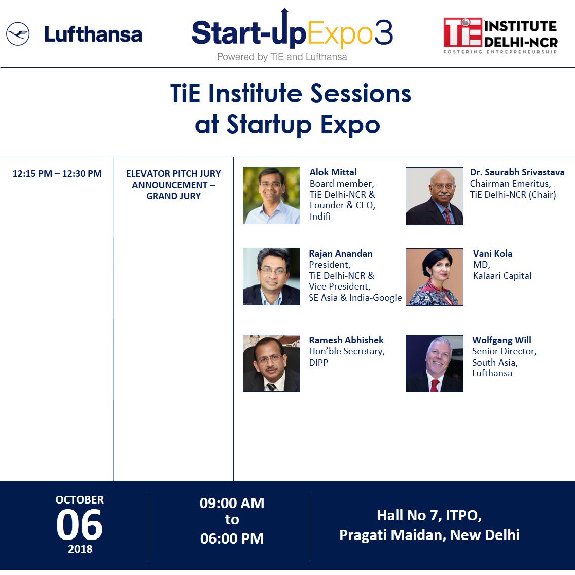 TiEDelhi's tweet photo. Here's a quick look at the #TiEInstitute session of #LHStartupExpo. #Register for #free and make best use of this opportunity to be a part of #holistic and #valuecentered #educational program for #entrepreneur development!

https://t.co/vpXm0VQv08 https://t.co/ZzGGsV5qrZ