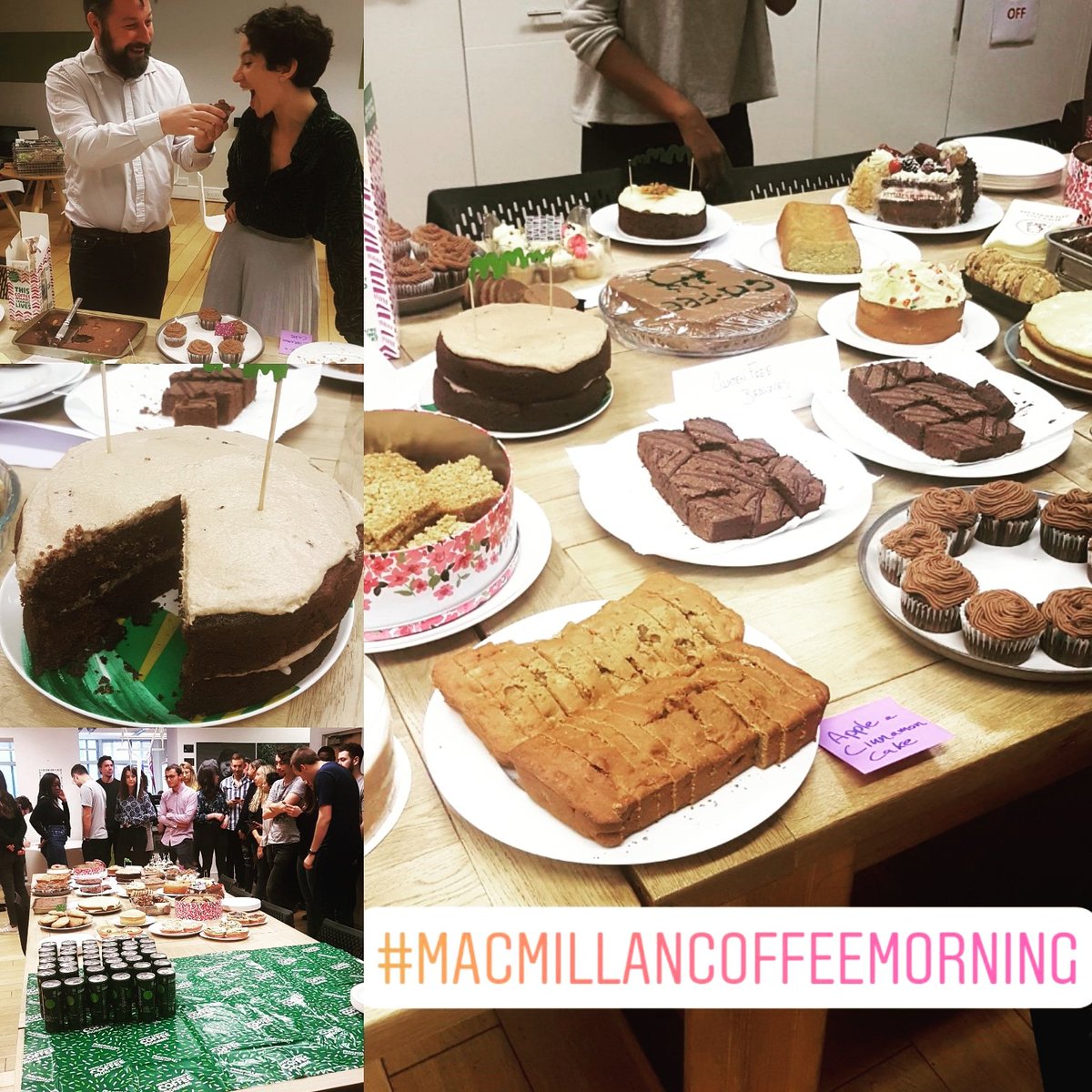 agenda21digital's tweet photo. We've loved sharing coffee, cake and chats this morning to support a brilliant cause and our lovely clients #MacmillanCoffeeMorning #allofthecake https://t.co/3tbrFaPvnD