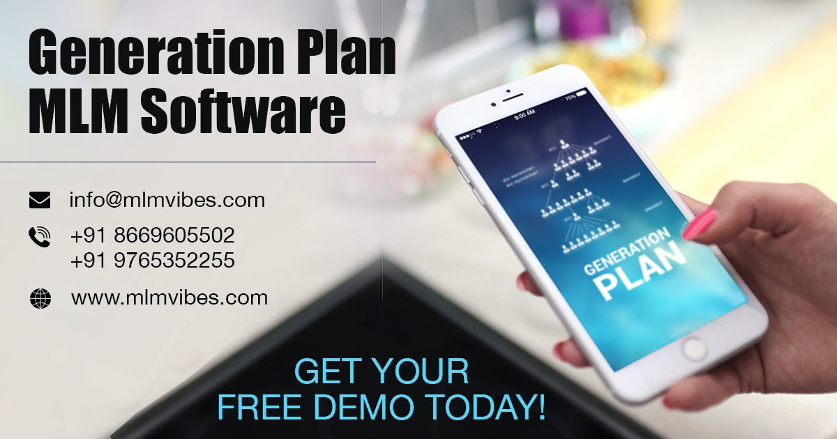 mlmvibes's tweet photo. MLM Vibes #GenerationPlan #MLM software equipped with most promising features. For Software #demo call us at +91 8669605502. https://t.co/4w6HOXjtay