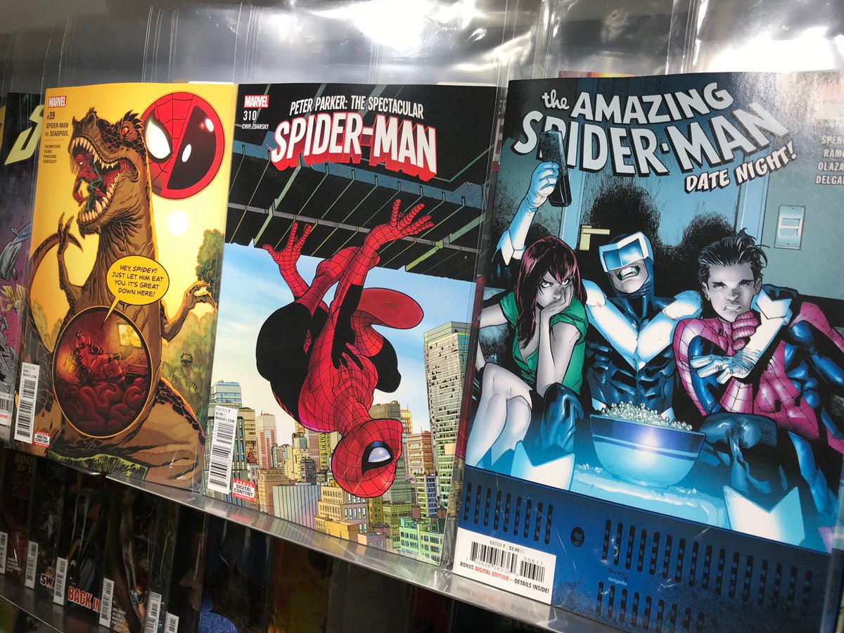 ヴァースコミックス さらにマーベル からはアメイジング スパイダーマンやスペキュタクラー スパイダーマン スパイダーマン デッドプールにブラックパンサー パニッシャーやセントリーの新刊 ドミノのアニュアル他が到着してます