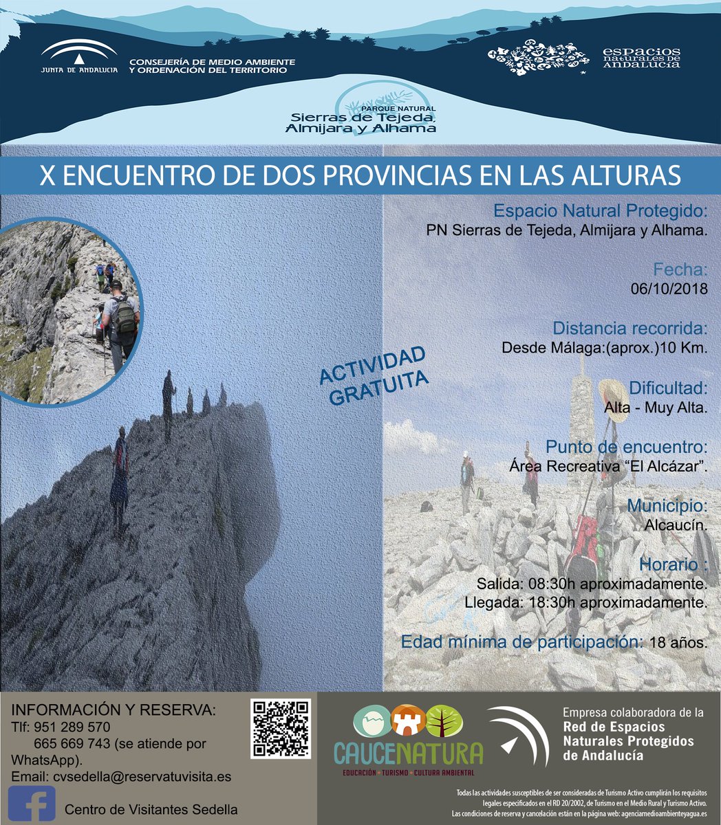 Conquistar una cumbre, encontrar ese filo donde estas ya en dos provincias de #Andalucia #LaMaroma ¿te apetece?