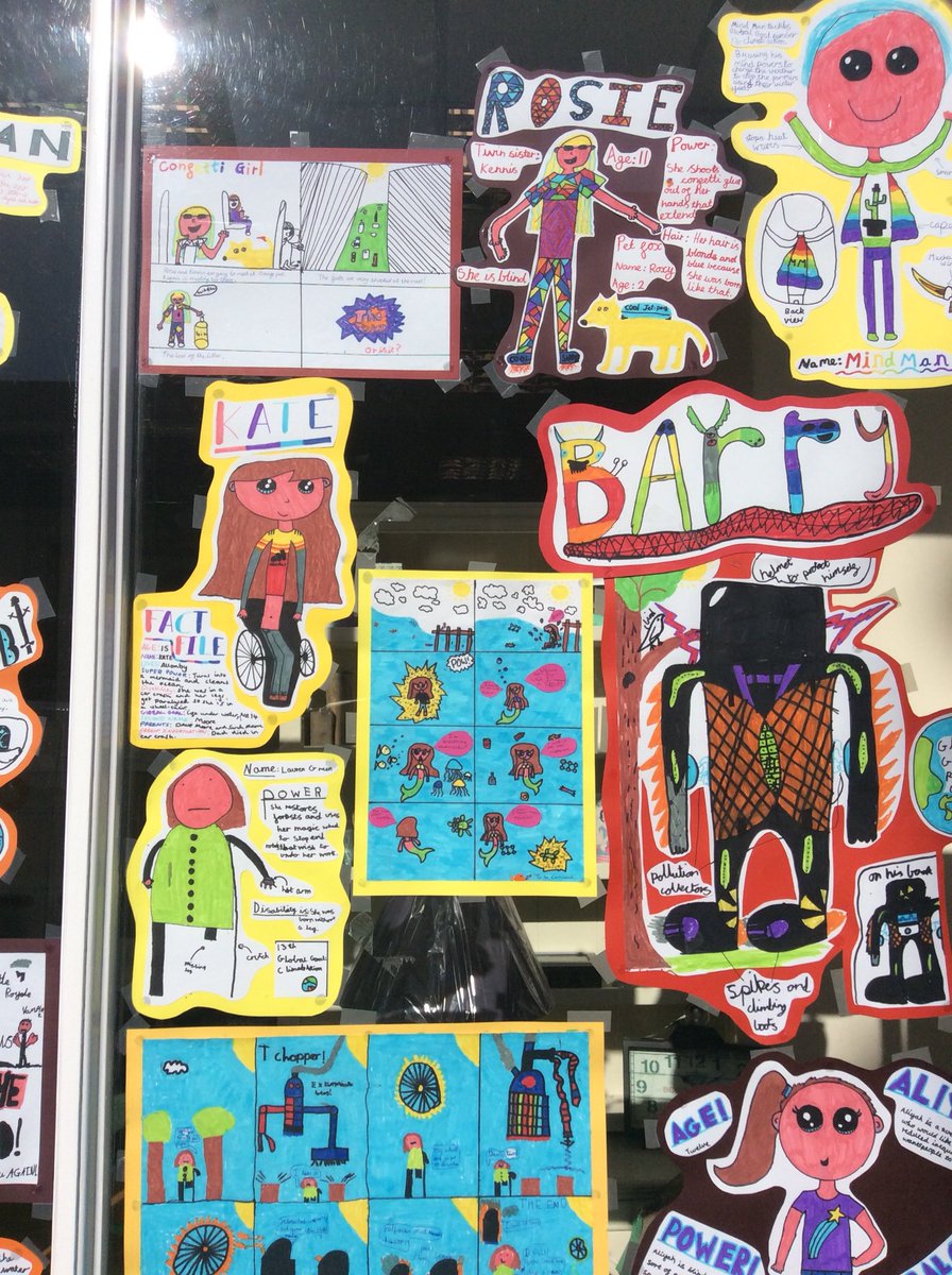 ArmathwaiteCPS's tweet photo. All ready for International Comic Festival - come and meet our marvellous heroes. @oakleatrust @comicartfest https://t.co/AKGz82Rdg1