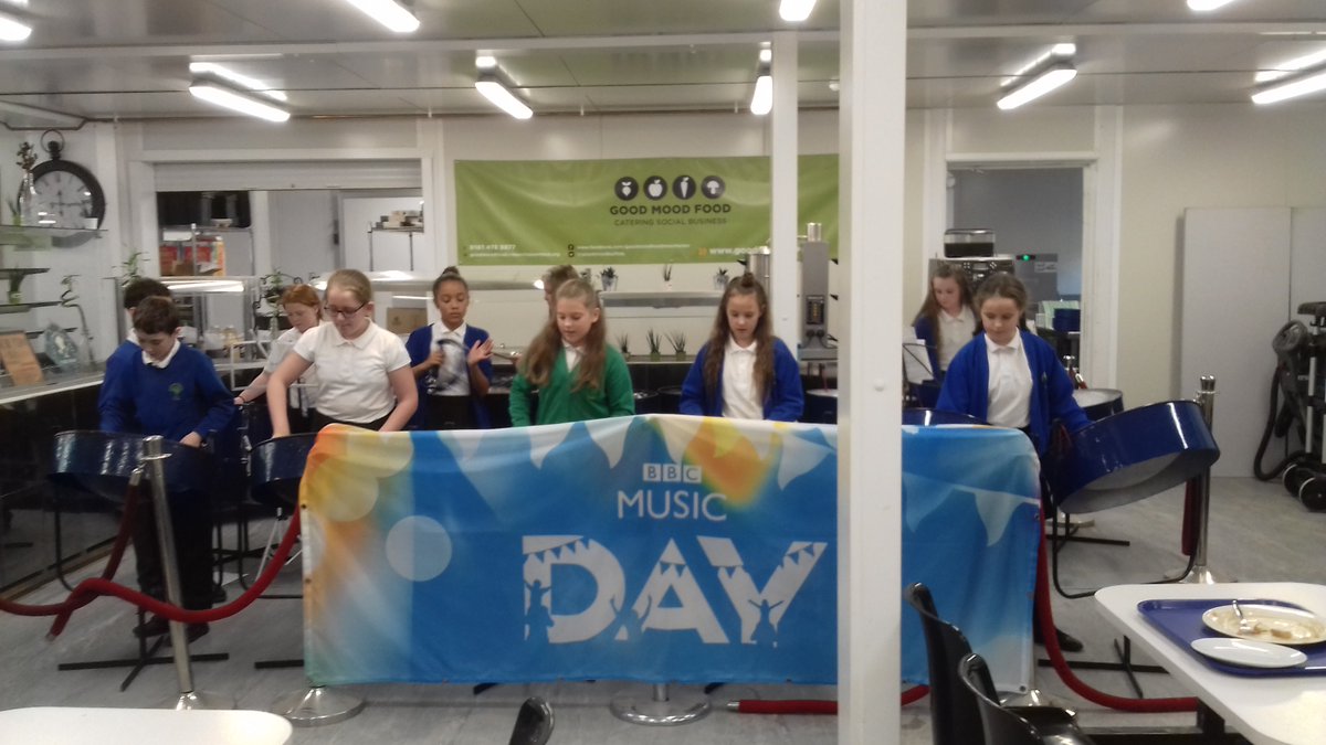 Great day at work with a group of school children playing steel drums in our canteen as part of #bbcmusicday <a href="/Laing_ORourke/">Laing O'Rourke</a> <a href="/ManchesterAirp/">ManchesterAirport</a> <a href="/MAGComms/">MAGCommunicators</a>