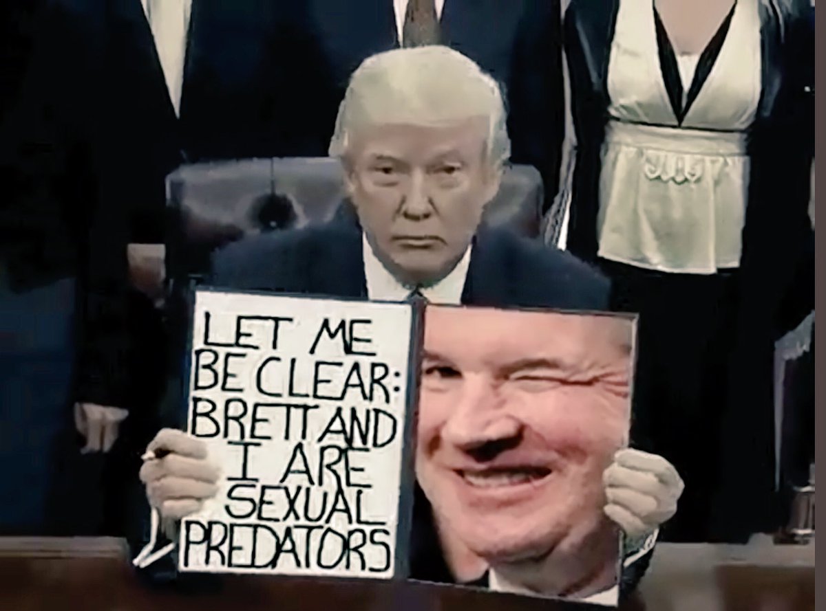 nunyabizznessU's tweet image. #KavaNO showed YOU what you wanted to see. The rest of the world saw the man that abused alcohol and women in an angry, demeaning way that years of white privilege afforded him. #KavanaughIsGuilty