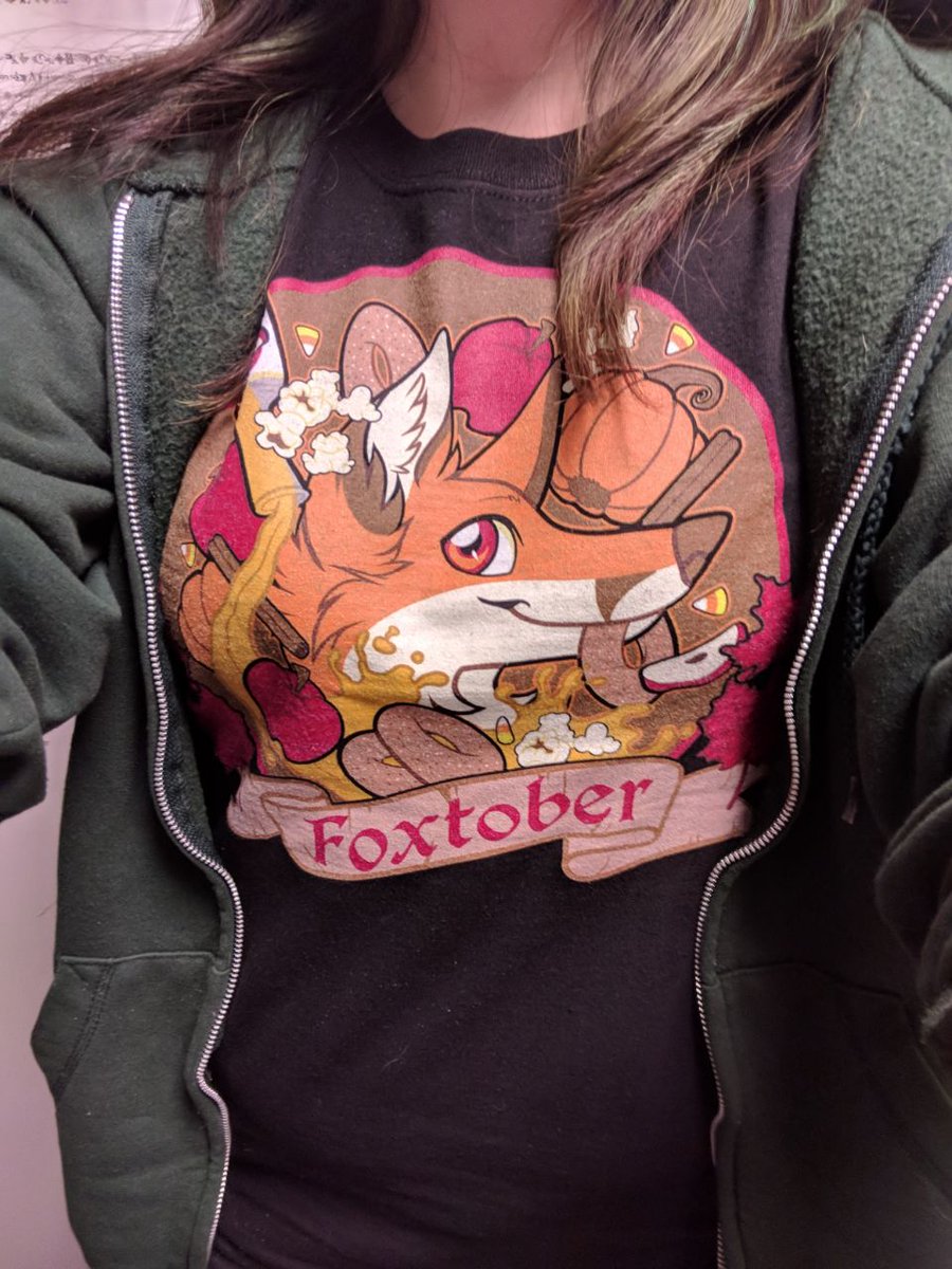 AmmyStarForgi's tweet photo. Foxtober tees came in! #fox #corgibeans #october #furrytees #furryapparel #furpocalypse #autumn #fall #oktoberfest #cider #pumpkins https://t.co/VperrPkj3H