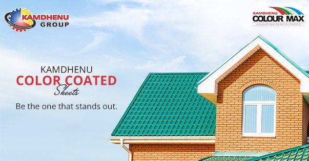 Kamdhenu_Steel's tweet photo. Kamdhenu Color Coated Sheets protects and keeps you safe from harsh weather. #KamdhenuLimited #ColorMax #ColorCoatedSheets #KamdhenuGroup https://t.co/mGiHj7qku6