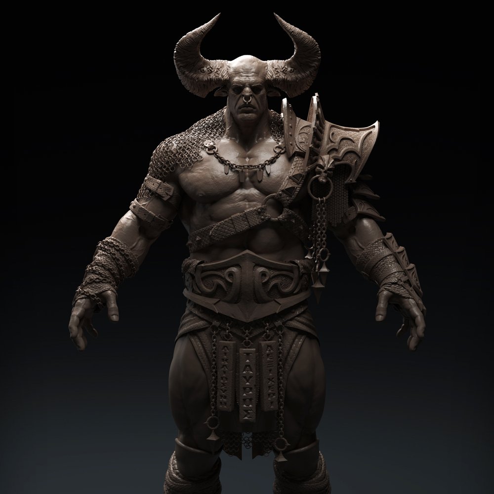 "Taurus" by Benny Francis
bit.ly/2xAJBtA
#3dtotal #3Dmodel #ZBrush