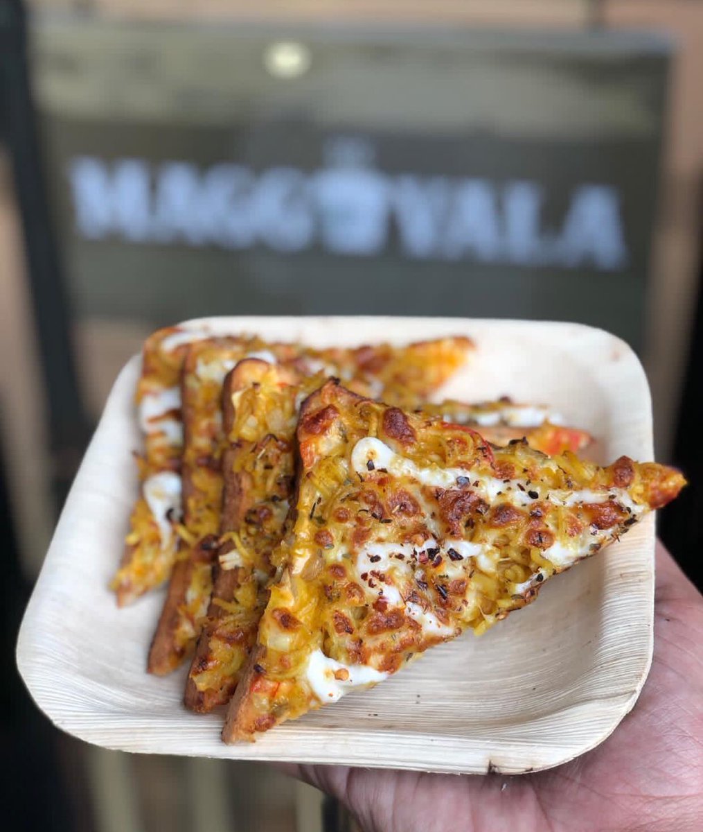 munchymumbai's tweet photo. Team Munchy Mumbai had a Maggi-licious experience at the renowned Maggevala outlet in Vadodara last weekend which is run by talented chef Charmi Dave! We tried the Maggi toast, Maggi pizza and a cold coffee ❤️ A must try for Maggi lovers if you’re in Ahmedabad and Chennai! https://t.co/XsvbJQA5gD