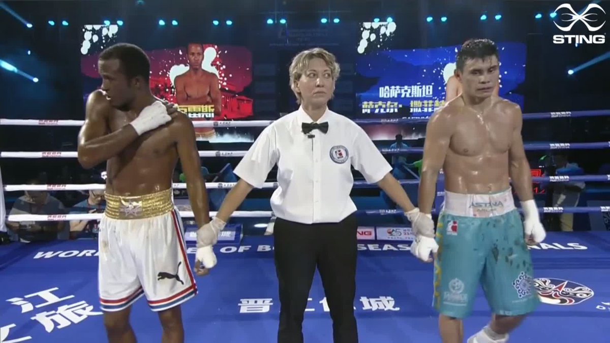 Lazaro Alvarez Estrada has got the win in the second bout against Zakir Safiullin. It's 1-1 on the night, and @DomadoresCuba lead the @astana_arlans 4-3 overall.
#WSB8 #Boxing https://t.co/EQoONR9tgV