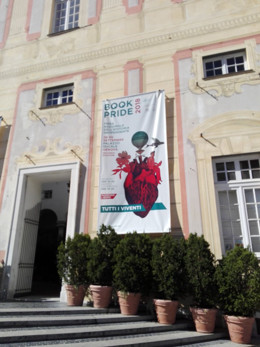 Pronti? Inizia #BookPride18 , vi aspettiamo a @Ducale_Genova fino a domenica!